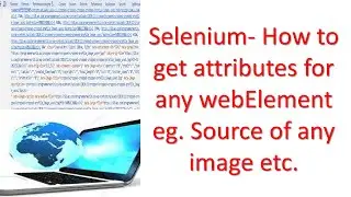 Selenium – How to fetch attributes values for any web element/how to find the source of any image?