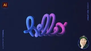 3D Magical Typo Effect in Illustrator