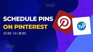 how to schedule pins on pinterest using tailwind| Tech D