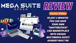 MegaSuite Review 2022 - In 3 Minutes You Can Have Your Own Shutterstock Marketplace! (Demo Video)