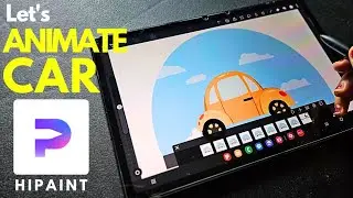 How to Animate CAR in Hipaint | CARTOON CAR animation | Beginners Hipaint Animation tutorial