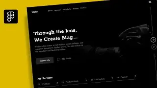 Lets Design a Photography Landing Hero Section in Figma