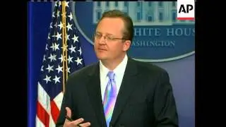 New White House press secretary Robert Gibbs held his first White House press briefing on Thursday.