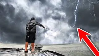 STRUCK BY LIGHTNING while Fishing??! TERRIFYING Moment...