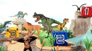 Dinosaurs Vs Animals In Jungle! Doubutsu Sentai Zyuohger Transforming Robot~ Fun Dinosaur Toys~