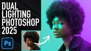 Realistic Dual-Lighting Effect in Photoshop 2025 | Step-by-Step Tutorial