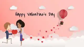 Happy Valentine's Day 2022 Animation | Valentine's Day Gift | Animaker Animation