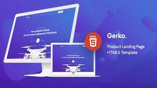 Gerko - Product Landing Page Template with Bootstrap | Themeforest Website Templates and Themes