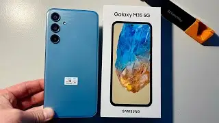 Samsung Galaxy M35 5G M356 Blue Unboxing