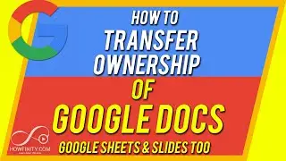 How to Move Google Docs From One Account to Another