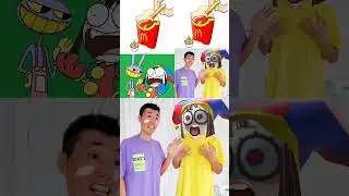 THE AMAZING DIGITAL CIRCUS🤣POMNI/JAX/KAUFMO reaction🤣Pizza Tower Screaming Meme Animation 