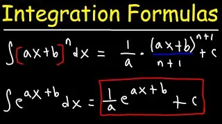 Basic Integration Formulas - Calculus