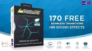 Free Transitions Pack for After Effects - Quick Overview