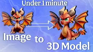 image to 3D by Ai | image to 3d model | convert image to 3d #imageto3d #Ai #3d