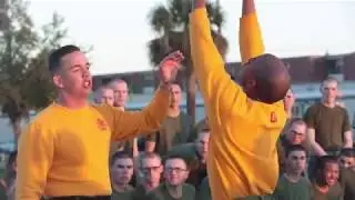 Recruit Training Parris Island -The Marine Corps Combat Fitness Test