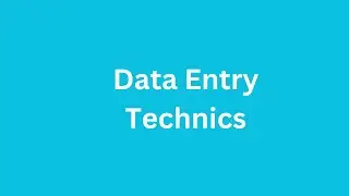 Excel Data Entry