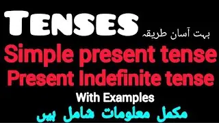 Simple Present Tense/Present Indefinite Tense with examples/