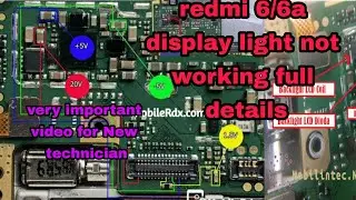 mi 6a lcd light problem solution | redmi 6a mobile display light way readmi 6a display light solutio