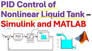 PID Control and Modeling of Nonlinear Liquid Tank in MATLAB and Simulink - Control Engineering