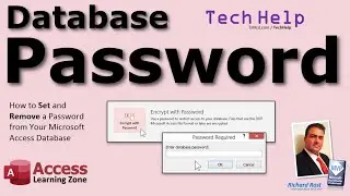 How to Set and Remove a Password in Your Microsoft Access Databases, Encrypt with Password