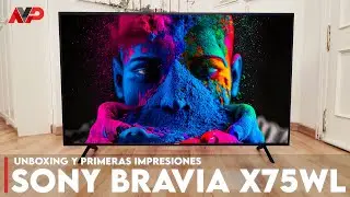 Sony X75WL: Unboxing y primeras impresiones del televisor Direct LED más económico del fabricante