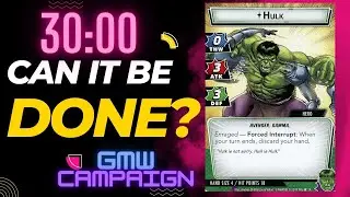 Marvel Champions, Hulk Standard GMW Campaign, 30 minutes challenge!