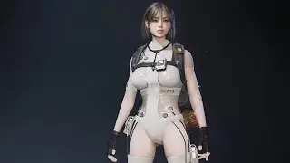 Once Human my first character creation how she looks ingame