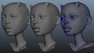 Retopology with ZRemesher and Maya Modelling Toolkit