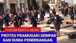 NYARIS BUGIL AKSI Pramugari ini Gempar kan Dunia Penerbangan.