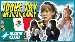 Japanese Idols Try MEXICAN Candy For The First Time