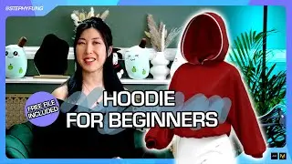 Beginner Hoodie Tutorial for Clo3d and MD - FREE FILE INCLUDED