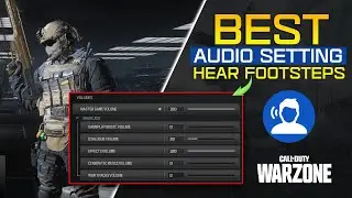 Best Audio Settings Warzone 3.0 on PC | Hear Footsteps | Warzone Best Audio Settings