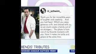 Jennifer Aniston tributes 'little brother' Matthew Perry