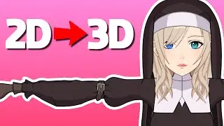 Creating a reference for 3D Anime Characters in Blender!