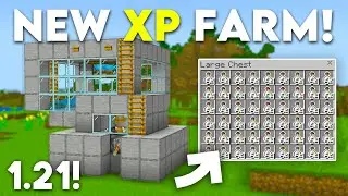 BEST XP Farm In Minecraft Bedrock 1.21 - 50 Levels under 1 minute! (Windows10/MCPE/ Switch/PS4/Xbox)