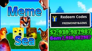 MEME SEA CODES! MEME SEA NEW CODES! *FREE GEMS & MONEY* ROBLOX