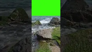 ✅ Green Screen Ocean Waves Sea SPLASH Background Water Video Effect FREE Download 