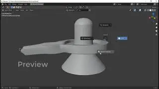 Shiv ling 3d modeling timelaps | blender 3d | creating shivling