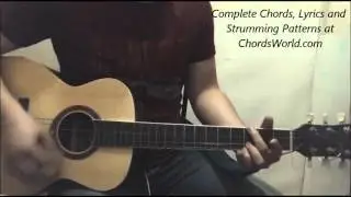 Justin Bieber Where Are U Now Chords (Guitar Lesson)