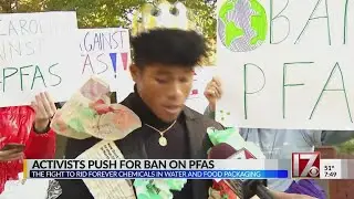 Demonstration held in Raleigh asking NC leaders to ban PFAS in food packaging