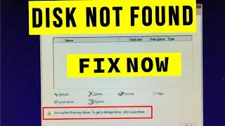 Disk Not Detected While Installing Windows | FIXED