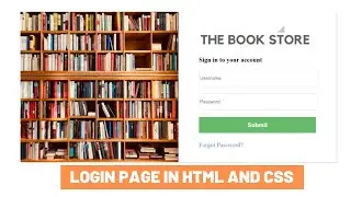 Login form with HTML & CSS | How to create a login form in HTML? | HTML AND CSS Tutorial | CODEBODE