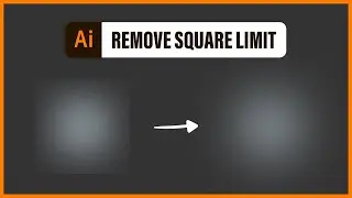 REMOVE SQUARE LIMIT in Adobe Illustrator - clipping effects like gaussian blur (1 min tutorial)