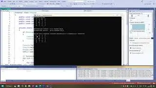 Работа с 2-мерным массивом на C# для консоли Windows в Visual Studio 2022