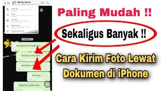 Cara Mengirim Foto Banyak Lewat Dokumen WA iPhone