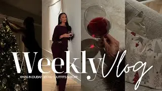 weekly vlog! decorating for christmas + doctor update + xmas in dubai & more | allyiahsface vlog