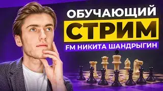 ОБУЧАЮЩИЙ СТРИМ С ФИДЕ МАСТЕРОМ! ОТРАБАТЫВАЕМ ГАМБИТЫ!