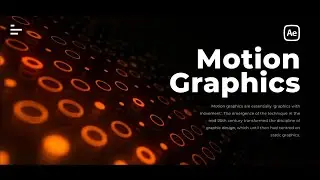 Create Dynamic Motion Graphics with Shape Animations | After Effects Tutorial