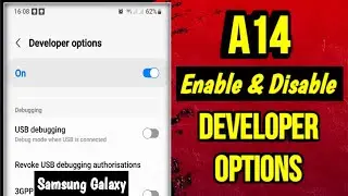 How to Enable and Disable Developer Options (Developer mode) on Samsung Galaxy a14