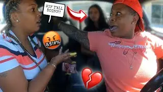 Picking My WIFE Up With ANOTHER WOMAN In The CAR To See Her REACTION! *They Fought*